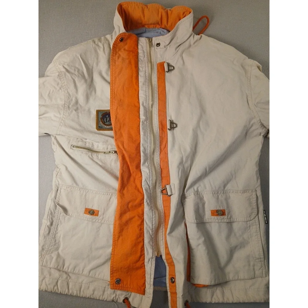 IZZI RAGGEDWEAR Women's Jacket - Color Ivory - Size M / L (No Size Tag) - Picture 10 of 11